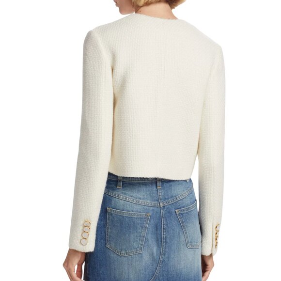 $1895 ALTUZARRA Bernadette Wool-Blend Tweed Jacket Size 42 FR, M/L US NEW - Picture 4 of 15